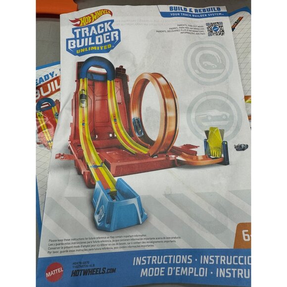 Hot Wheels Track Builder Unlimited Fuel Stunt Box Track Builder Set 6-12 Years - Picture 4 of 10